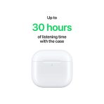 APPLE AIRPODS 4 - 2024 WHITE WITH ACTIVE NOISE CANCELLATION- MXP93Z/A/EU - Image 3
