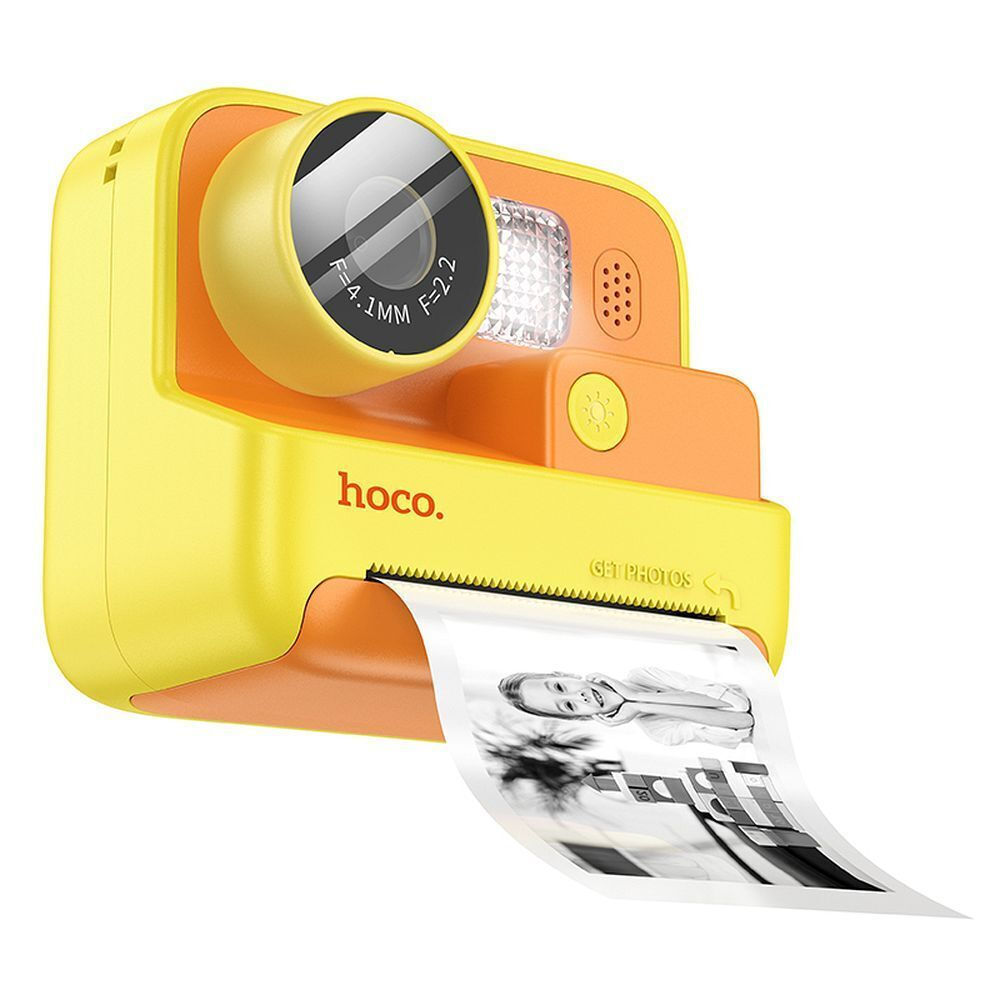 Hoco DV200 Kids Camera Orange-Yellow