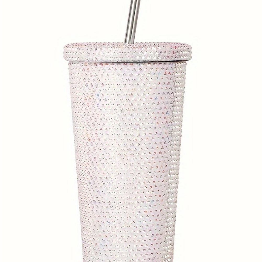 Ποτήρι Θερμός με Stras 750ml Λευκό